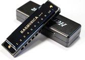 Reactic Premium Mondharmonica - Blaasinstrument - Zwart