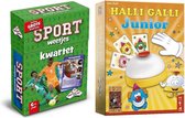 Spellenbundel - 2 Stuks - Kwartet Sport Weetjes & Halli Galli Junior