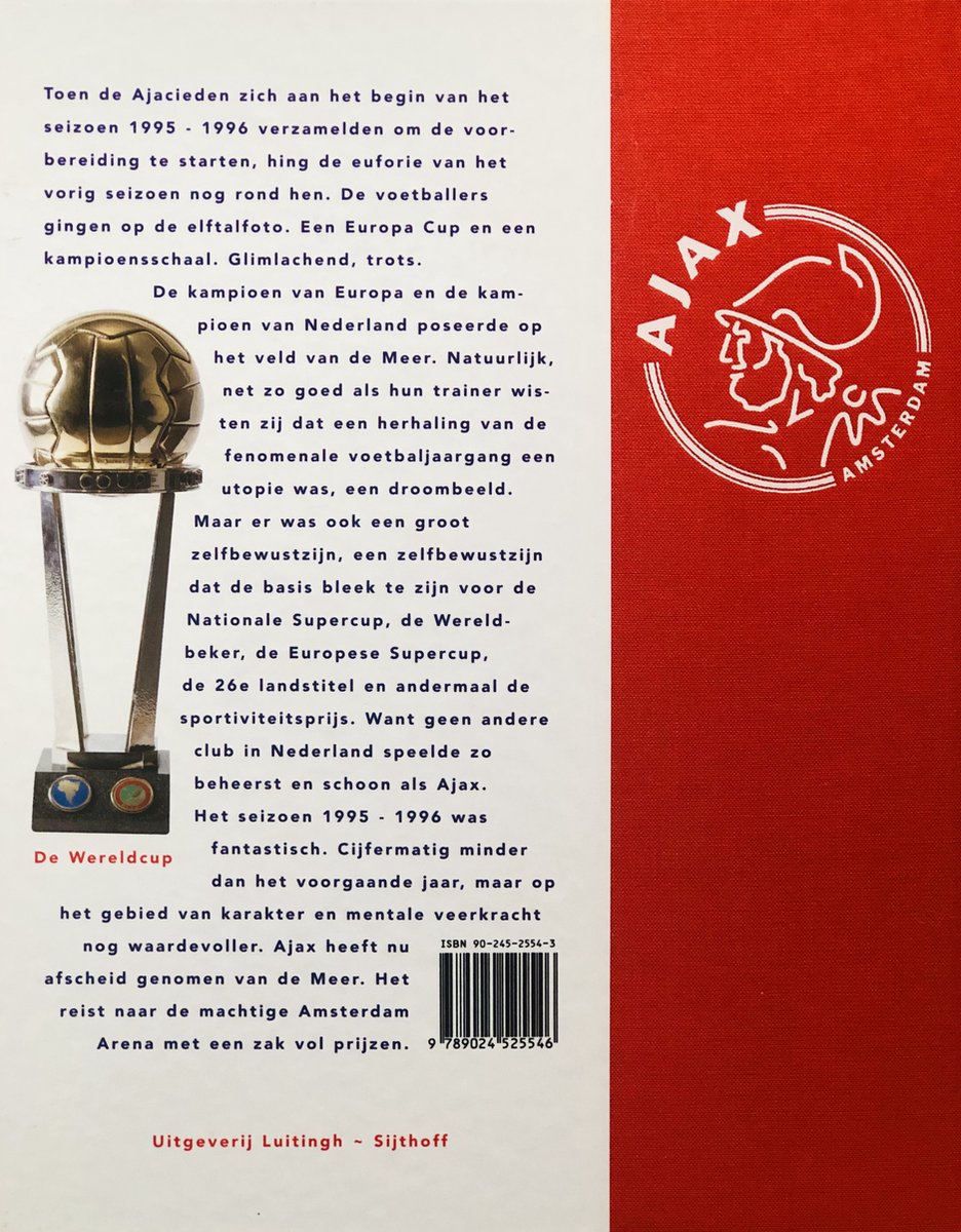 Het Officiële Ajax Jaarboek 1995-1996, David Endt | 9789024525546 | Boeken | bol