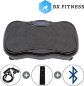 BX Fitness trilplaat Crazy Fit - Met Bluetooth en Recistance bands - Zwart