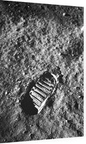 Apollo 11 lunar footprint (maanlanding) - Foto op Dibond - 40 x 60 cm