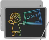 Kidsly Tekentablet | Extra groot 9 inch scherm | Tekentablet kinderen | Magnetisch tekenbord | Grafische tablet | Kleurenscherm | Grijs