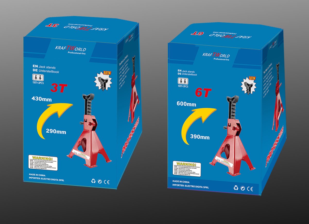 Assteunen 3Ton 2 stuks