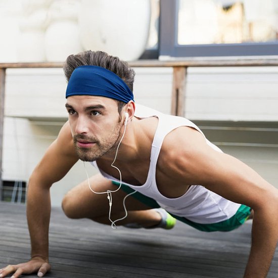 Bandeau élastique Cheveux Bandeau De Sport Élastique Multicolore - 3