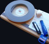 Antislipstrip - Startpakket Trapprofiel Tape 2,8cm - Grijs - rol 15 meter