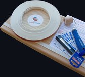 Antislipstrip - Startpakket Trapprofiel Tape 1,6cm - Wit - rol 15 meter