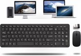 Toetsenbord met Muis - Draadloos - USB Connector - Apple - Android - Windows - QWERTY - Draadloze Toetsenborden - Wireless Keyboard & Mouse