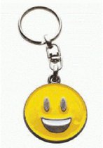 Emoji metalen sleutelhanger - big smile
