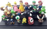 18x Speel en Verzamelfiguren - speelfiguren - verzamelfiguren - actiefiguren - 18 stuks - Mario - Luigi - Peach - En nog veel meer!
