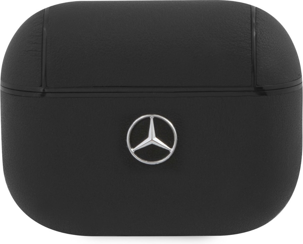 Mercedes-Benz Airpods Pro 1 (1e generatie) Case - Zwart - Metal Logo