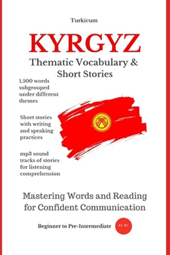 Kyrgyz Language Course - Beginners, Vocabulary, Stories, Rea ... - cover