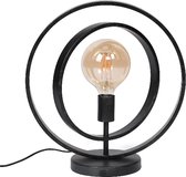 DePauwWonen - 1L Turn around Tafellamp - E27 Fitting - Charcoal - Tafellampen voor Binnen, Tafellamp LED, Woonkamer, Bureaulamp, Designlamp Industrieel - Metaal - LxBxH = 30 x 40 x