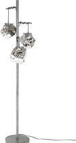 dePauwWonen 3L Rock Staande lamp - incl led lampen - E27 - Zilver