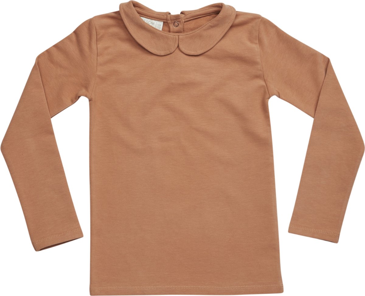 Peterpan Kroog | Long Sleeve | Shirt | Caramel Fudge | Maat 104/110 | Blossom Kids