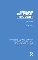 Routledge Library Editions: Political Thought and Political Philosophy - English Political Thought