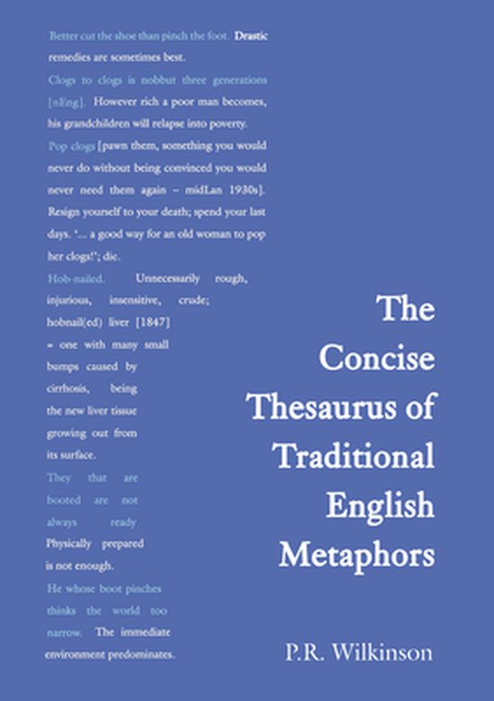 Concise Thesaurus of Traditional English Metaphors - cover