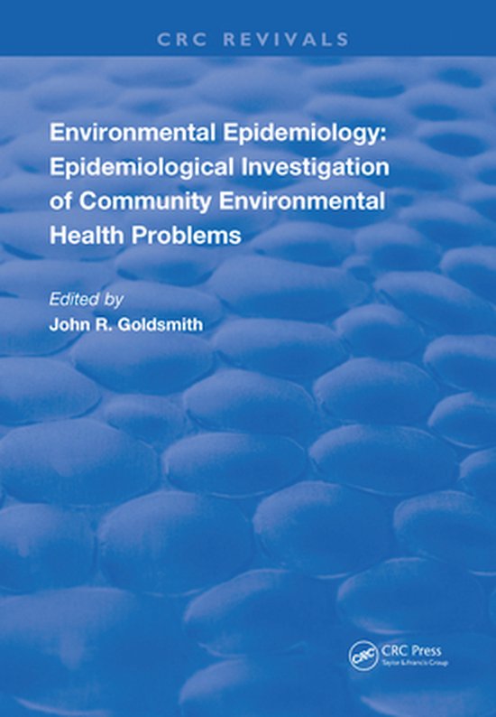 Routledge Revivals - Environmental Epidemiology - cover