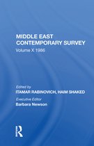 Middle East Contemporary Survey, Volume X, 1986