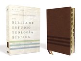 NVI Biblia de Estudio, Teolog�a B�blica, Leathersoft, Caf� Con �ndice, Interior a Cuatro Colores