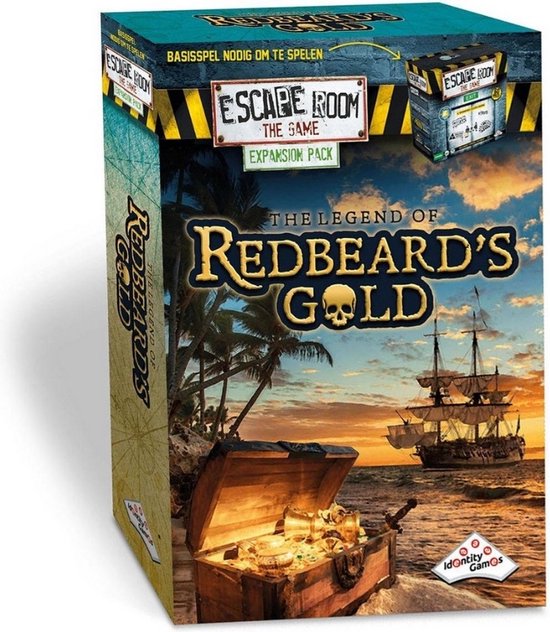 Thumbnail van een extra afbeelding van het spel Uitbreidingsbundel - Escape Room - 2 Stuks - Uitbreiding Casino & Uitbreiding Redbeard's Gold