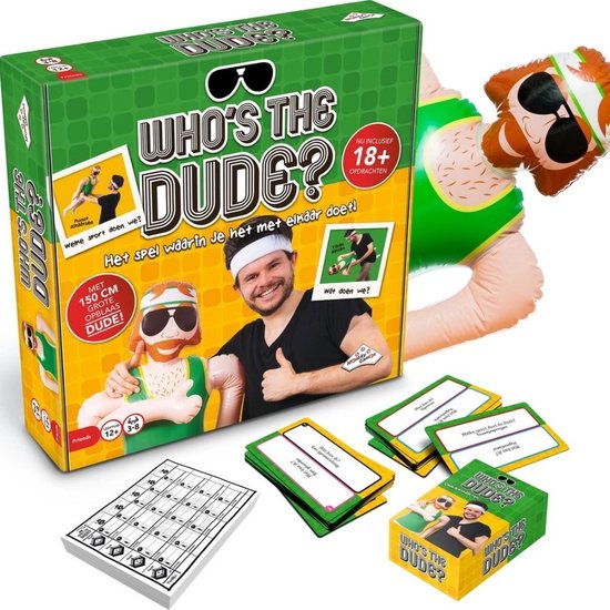 Thumbnail van een extra afbeelding van het spel Spellenbundel - 2 Stuks - Stapelgekke Speedcups - 6 spelers & Who's the Dude?