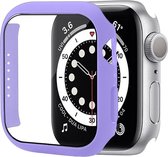 Mobigear Color Hardcase Hoesje voor Apple Watch Series 7 (41mm) - Paars