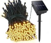 Solar LED lichtsnoer 100 lampjes met USB