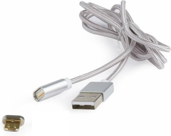 Câble de Charge Magnétique Q-Link - Charge Rapide - Micro USB - 1 Mètre |  bol