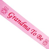 Sjerp met de tekst Grandma to Be roze - babyshower - genderreveal - sjerp - grandma to be