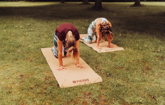 Pierre Sports - Yoga Mat Lion - Kurk - Extra Dik 6mm - Yoga en Pilates - 183 x 65cm van Pierre Sports — afbeelding 3