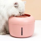 Petlux Premium drinkfontein met filter voor kat en hond - dieren drinkbak - waterfontein - roze