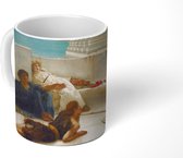 Mok - A reading from home - Lawrence Alma Tadema - 350 ML - Beker