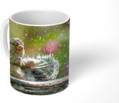Mok - Mus - Vogelbad - Water - 350 ML - Beker - Uitdeelcadeautjes