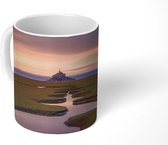 Mok - Landschap met kasteel - 350 ML - Beker - Sinterklaas Cadeau - Kerst Cadeautjes - Schoencadeautjes - Uitdeelcadeautjes