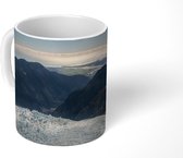 Mok - Luchtfoto op de Franz Josef- en Foxgletsjer uit Nieuw-Zeeland - 350 ML - Beker
