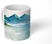 Mok - Zee - Palmboom - Berg - 350 ML - Beker
