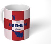 Mok - Plattegrond - Bremen - Duitsland - Simpel - 350 ML - Beker - Uitdeelcadeautjes - Stadskaart