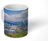 Mok - Almaty in Kazachstan van bovenaf - 350 ML - Beker