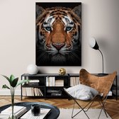 Poster Tiger Close-up - Papier - 100x140 cm - Meerdere Afmetingen & Prijzen | Wanddecoratie - Interieur - Art - Wonen - Schilderij - Kunst