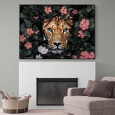 Artistic Lab Poster - Jungle Lioness Ls Plexiglas - 50 X 70 Cm - Multicolor