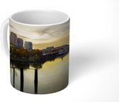 Mok - Uitzicht over de Amerikaanse rivier de Sacramento en de iconische Tower Bridge - 350 ML - Beker