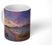 Mok - Vele wolken tijdens de zonsondergang bij Antalya in Turkije - 350 ML - Beker
