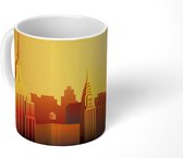 Mok - New York - Tekenen - Skyline - 350 ML - Beker