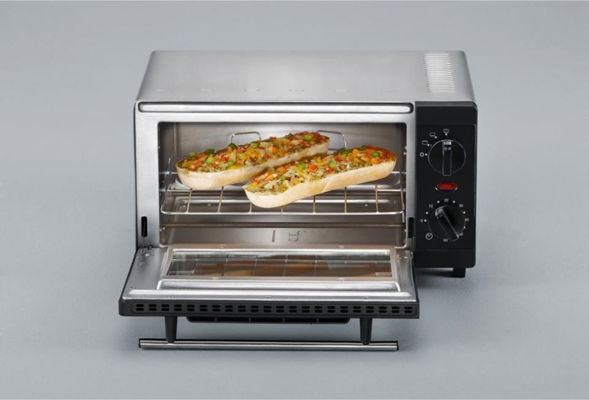 Severin TO 2052 - Mini oven - vrijstaand - hetelucht - zwart/zilver – foto 5