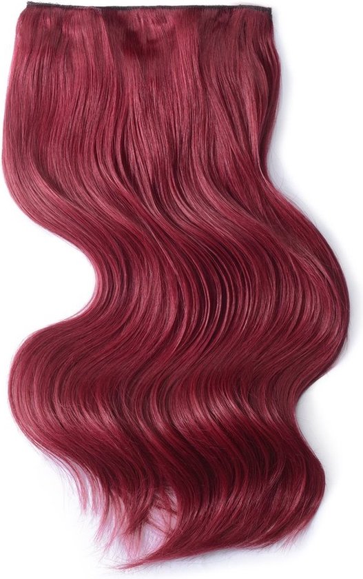 Remy Human Hair extensions Double Weft straight 16 - rood 530# | bol.com