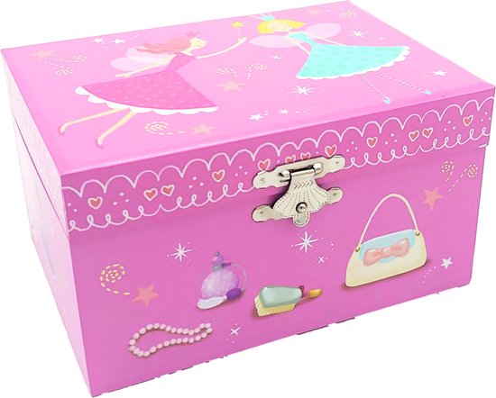 Sieradendoos Roze Elfjes - Muziekdoosje met Dansende Elf - Simply for Kids van Simply for kids — afbeelding 2