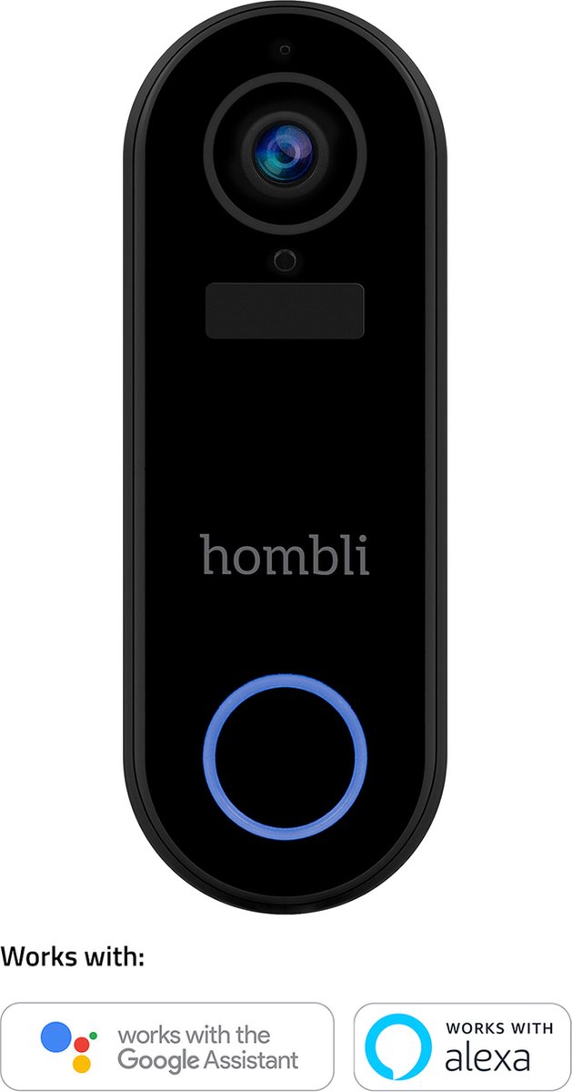 Hombli Slimme Deurbel 2 - 1080p Video Deurbel en Chime Promopakket, Tweewegsgesprek, Bewegingsdetectie, MicroSD en Cloudopslag - Zwart — afbeelding 5