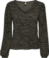 JdY JDYKIRKBY LILJE L/S AOP TOP JRS Dames T-shirt - Maat S