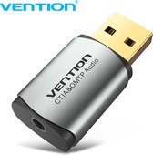 Vention USB Externe Geluidskaart 3.5mm Jack CTIA&OMTP Compatible