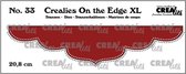 Crealies On the Edge - Extra Large (19 x 25) no. 33 met Dubbele stippe